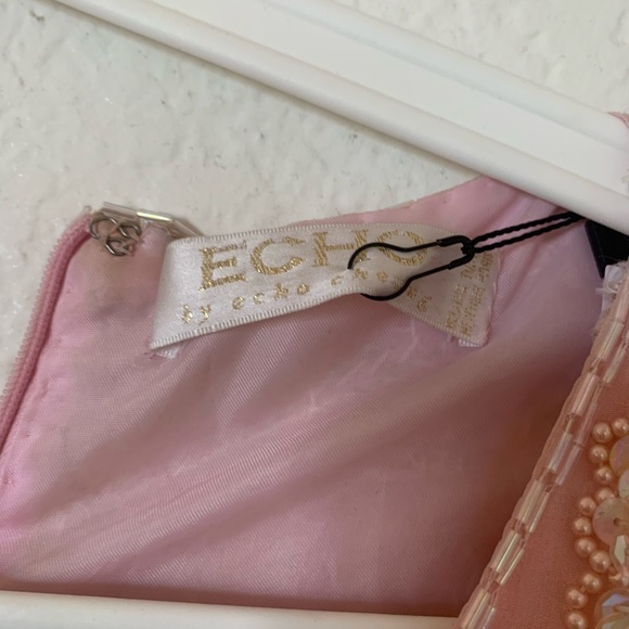 Vintage Pink sequin  beaded echo dress - Picture 4 of 4